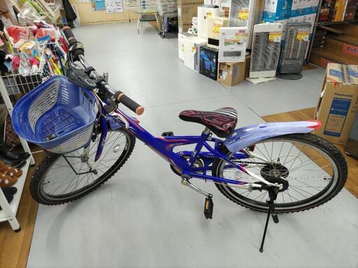 J005★使用感有り★ジュニア自転車★BRIDGESTONE★6段変速★24インチ