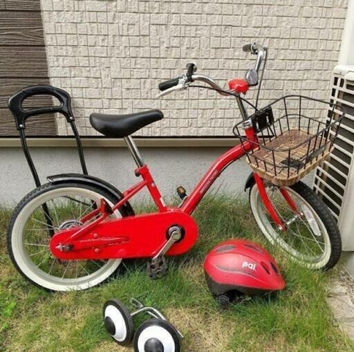 美品　子供用　自転車　16インチ　キッズ　幼児　女の子