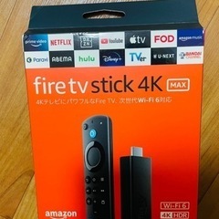 【fire stick】4K Max Alexa対応(第3世代)