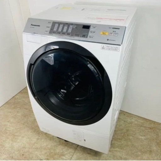 保証期間内Panasonic NA-VX3800L-Wドラム式洗濯機2018年式jtse