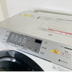 保証期間内Panasonic NA-VX3800L-Wドラム式洗濯機2018年式jtse