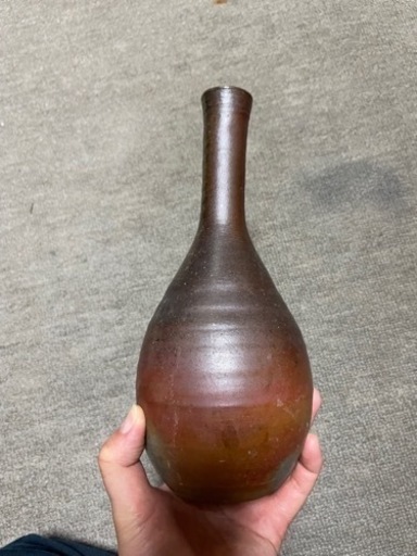 備前焼花瓶（ジャンク品）