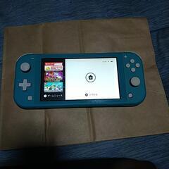 ニンテンドースイッチ本体のみ中古品、水色