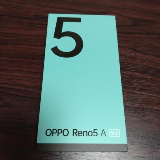 購入1ヶ月】OPPO Reno5 a(シルバーブラック)【おまけ付き】 - 家具