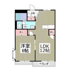 💖初期費用８万円💖東武伊勢崎線「羽生」駅徒歩22分🌟最上階・角部屋1ＬＤＫ🎵管理番号「167656」  - 羽生市