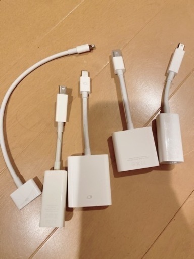 Apple純正品　アダプタ　5本セット