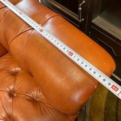 アンティーク/チェスターフィールド/ラブソファ