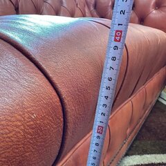 アンティーク/チェスターフィールド/ラブソファ