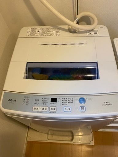 美品❗️洗濯機6kg