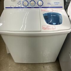日立☆二層式洗濯機☆5.5kg☆PS-55AS2☆2018年製☆動作OK(保証3ヵ月