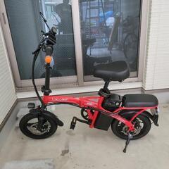 【美品】折り畳み電動自転車(新品予備バッテリー付)