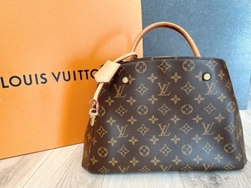 ルイヴィトン LOUIS VUITTON ハンドバッグ
 モノグラム モンテーニュMM M41048 ブラック