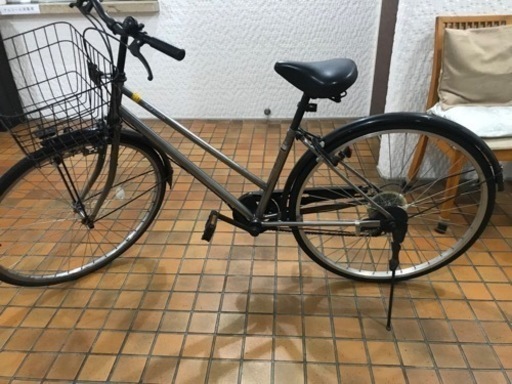 再開！大分市大手町での引き取り可能な方限定！】美中古27インチ自転車シティサイクル　ブラウン
