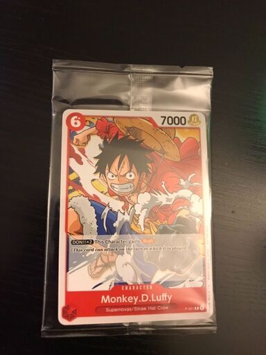 ☆美品☆ワンピースカード　ルフィ　英語　海外限定 プロモ