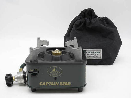 ss4346　キャプテンスタッグ　卓上コンロ　デフィ　M-6311　バッグ付き　CAPTAIN STAG　ガス式　小型　ガスバーナーコンロ　コンパクト　アウトドア　キャンプ　卓上　シングルコンロ