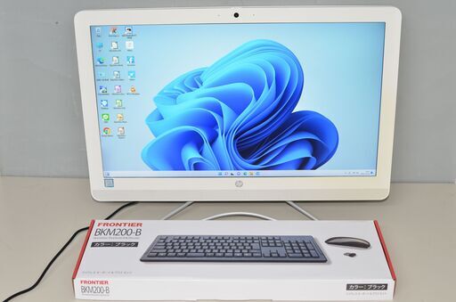 一体型パソコン 最新Windows11+office HP 24-e056jp 高性能core i5-7200U/爆速SSD512GB/メモリー8GB/23.8インチ/DVDマルチ/無線/WEBカメラ