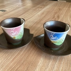 九谷焼　コーヒーカップセット　新品未使用
