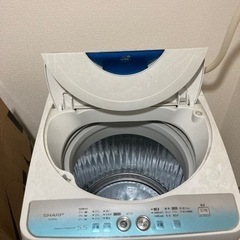 1人暮らし SHARP 洗濯機 0円