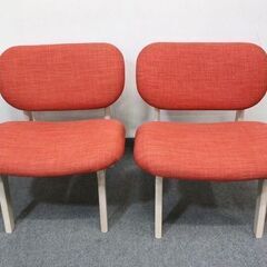 ニトリ/NITORI ダイニングテーブルセット LDテーブル リラックスワイド160 ホワイトウォッシュ/オレンジ 中古家具 店頭引取歓迎 R6664)