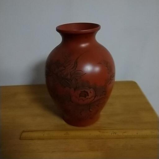 買取売値 常滑焼 小西洋平 練込 一輪生 一輪挿し 花瓶 常滑市無形文化