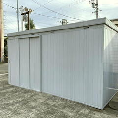 イナバ　物置　ネクスタ大型　NXN-81H　カギ有り　4520×1930×2375　グレー 　大型倉庫　備品　分解組み立て