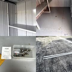 イナバ　物置　ネクスタ大型　NXN-81H　カギ有り　4520×1930×2375　グレー 　大型倉庫　備品　分解組み立て