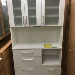 泉洋化工 キッチンボード 幅98cm 収納キッチン 食器棚 レンジ台