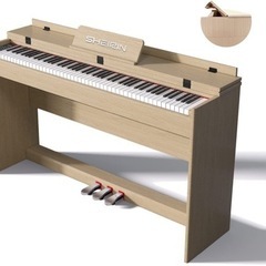 【ネット決済】省スペ対応 本格的 電子ピアノ 88鍵盤 Blue...