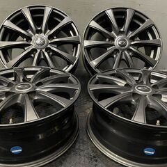 EX 社外ホイール 15インチ 6J5HPCD114.3+43 セレナ等 (VHV613 