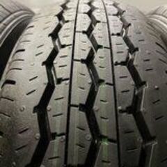 新車外し 2022年製 BS ECOPIA RD613 195/80R15 107/105N LT 15インチ 夏タイヤ 4本 ハイエース キャラバン等　(VTI607MS)クレジットカード QRコード決済可能