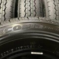 新車外し 2022年製 BS ECOPIA RD613 195/80R15 107/105N LT 15インチ 夏タイヤ 4本 ハイエース キャラバン等　(VTI607MS)クレジットカード QRコード決済可能