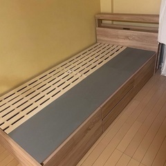 IKEA 収納付シングルベッド