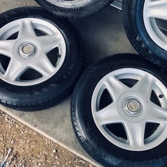 冬タイヤ  175/70R14 ブリヂストン製アルミ付きスタッドレス4本組