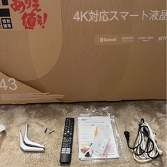 TCL 4 K対応スマート液晶テレビ 43インチ　43BP61
