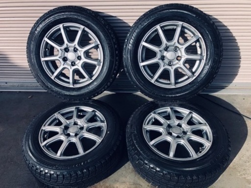 冬タイヤ 195/65R15 アルミ付スタッドレス バリ山4本組