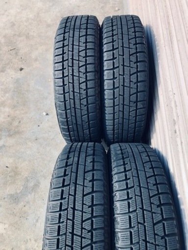 冬タイヤ 155/65R13 軽自車用本田キャップ付きアルミ＋
