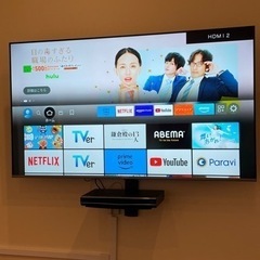 美品】大型テレビ 65インチ 65型 4K 壁掛けテレビ