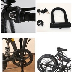 美品 BMX 折り畳み自転車 20インチ マットブラック 6段変速 grive X-206