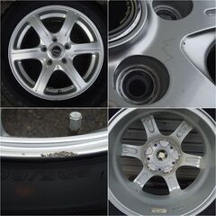 RGステップワゴンに使用　18年製ブリザック205/60R16+アルミホイール　4本SET