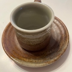 コーヒーカップ•ソーサーセット(茶)