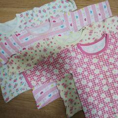 女の子80ｻｲｽﾞ 幼児 長袖４枚セット