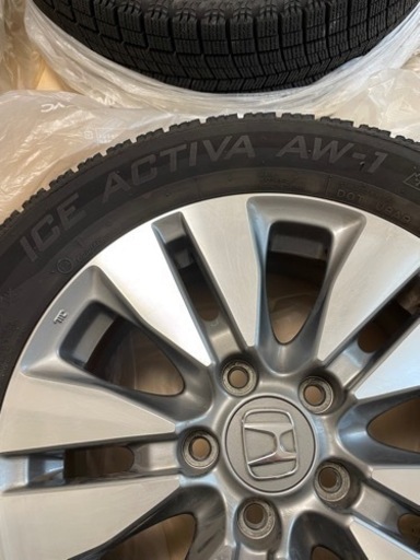 ホンダステップワゴンRK純正ホイールスタッドレスタイヤセット