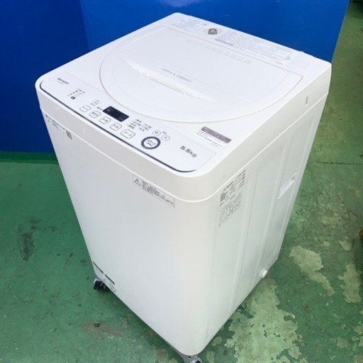 ️SHARP️全自動洗濯機 2020年5.5kg 大阪市近郊配送無料 | stainu