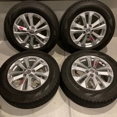 T32エクストレイル 2016年製スタッドレスタイヤ 純正ホイール 4本