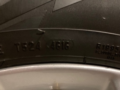 T32エクストレイル 2016年製スタッドレスタイヤ 純正ホイール 4本