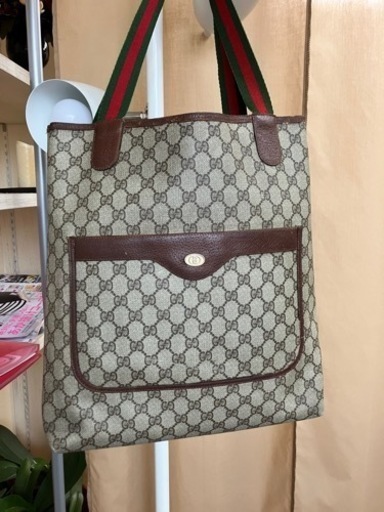 GUCCI グッチ　シェリーライン　トートバッグ
