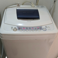 【０円で差し上げます】東芝　全自動電気洗濯機　乾燥機付き　AW-...