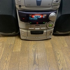 コンポ　CD  MD カセット　レトロ
