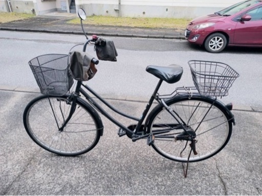 自転車　ブラック