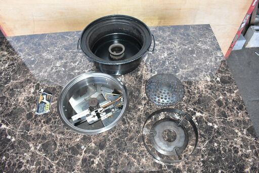 ヤ取終了10/28】≪y475≫美品 シンポ 丸形 ロースターテーブル 1LX